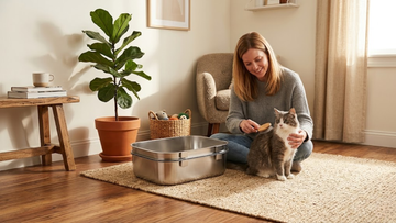 Furrbby stainless steel litter box