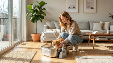 Furrbby stainless steel litter box