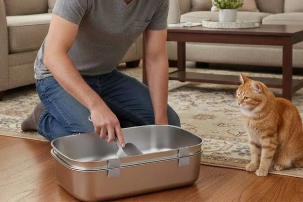 How Stainless Steel Litter Boxes Reduce Cat Stress & FIC Flare-Ups