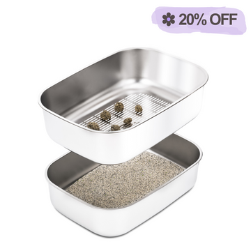 XL Stainless Steel Sifting Litter Box
