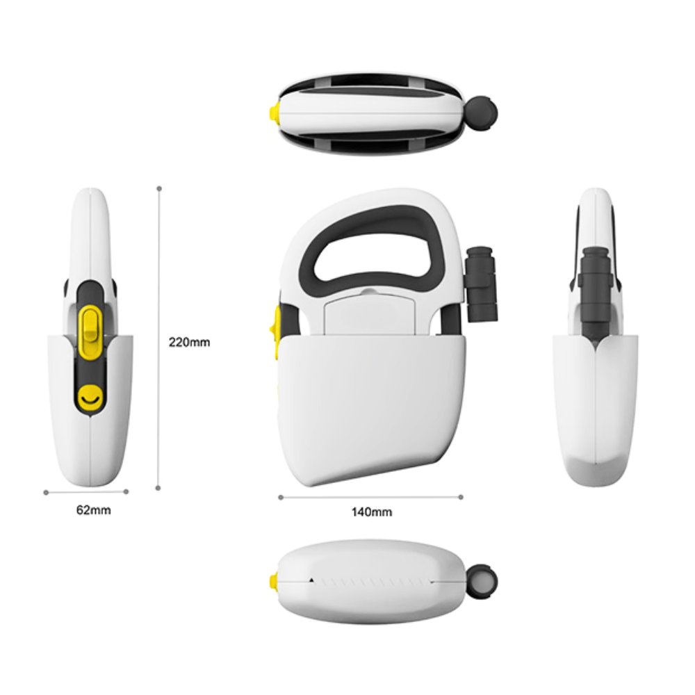 The All-in-One Dog Leash and Pooper Scooper with Built-in Bag Holder & Light