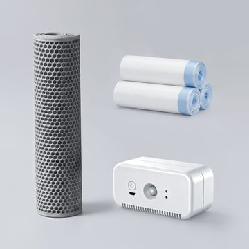 Furrbby Premium Kit: litter box liners, litter mat, and smart odor eliminator