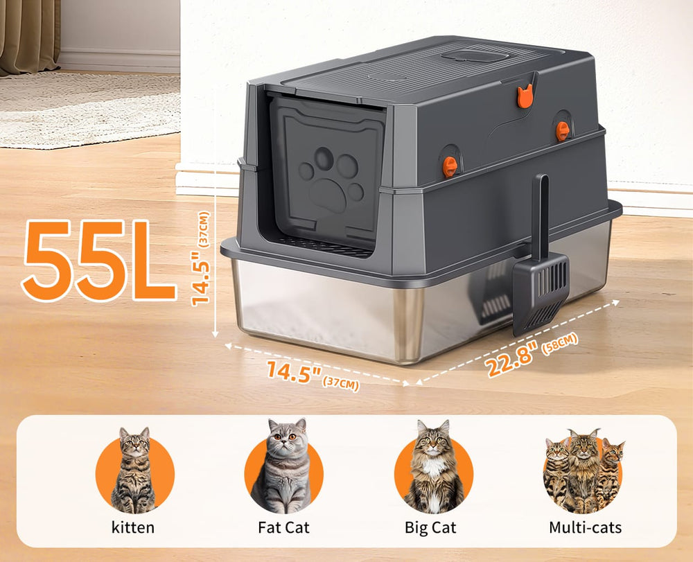 Massive 55L Capacity, Zero Stress