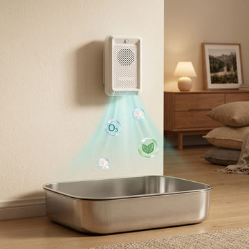 Furrbby Smart Automatic Odor Eliminator, Wall-Mounted Deodorizer for Litter Box