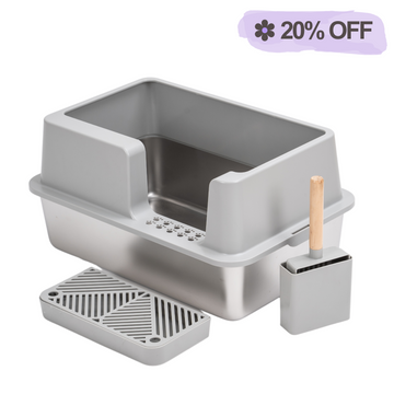 XL Side Entry Stainless Steel Litter Box