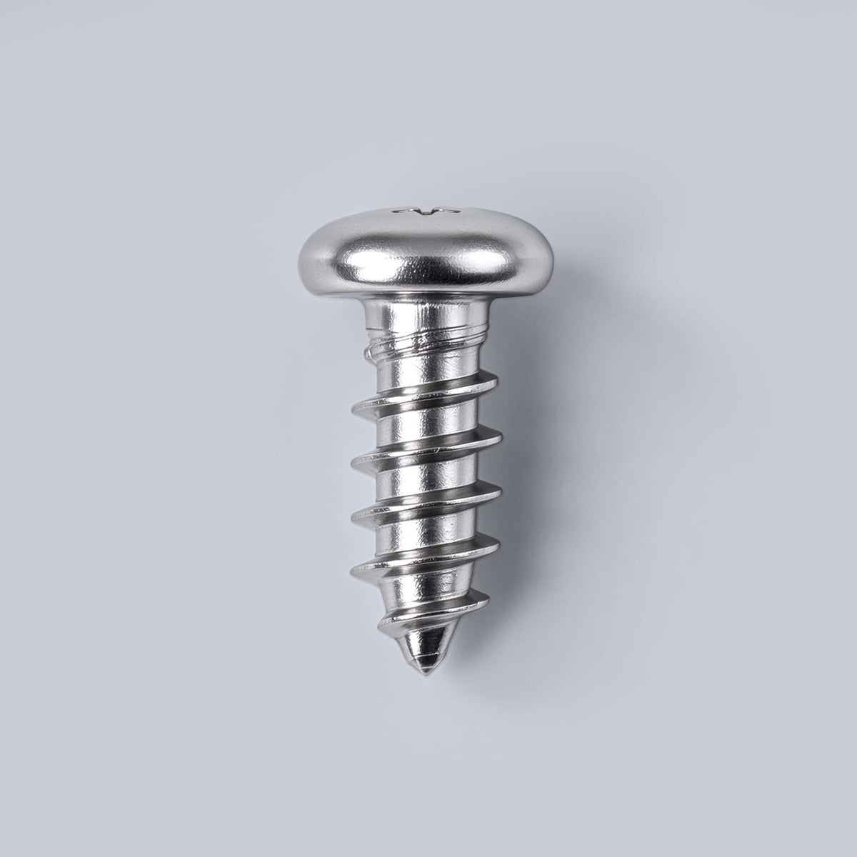 Silver self-tapping mounting screw for Furrbby triple-pan litter box hardware bundle
