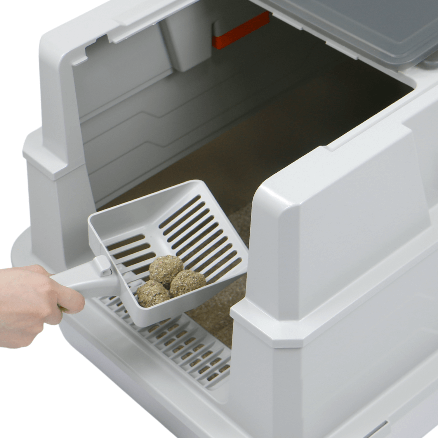 XXL Full Enclosed Stainless Steel Litter Box
