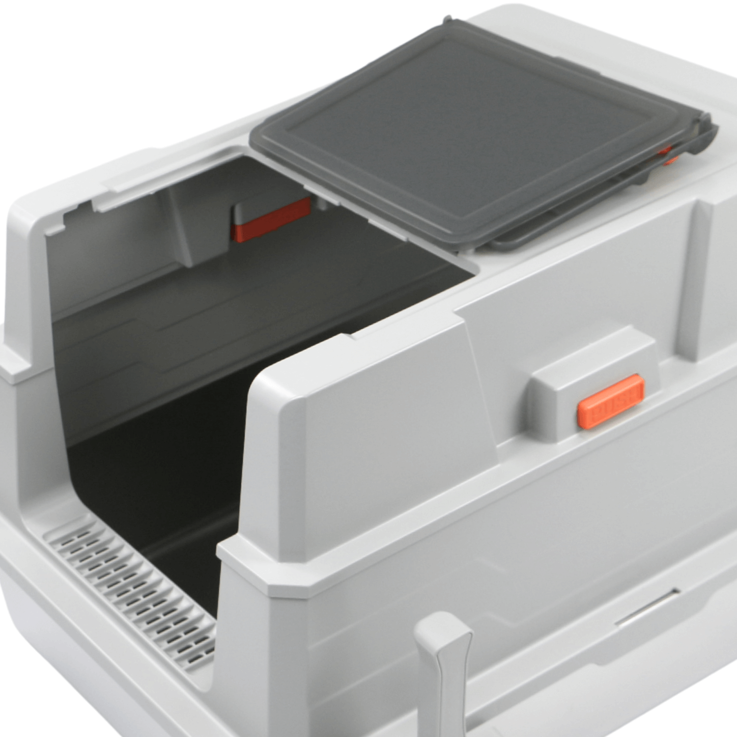 XXL Full Enclosed Stainless Steel Litter Box