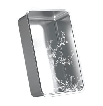 Furrbby Stainless Steel Litter Box XL A Grey Phone 3