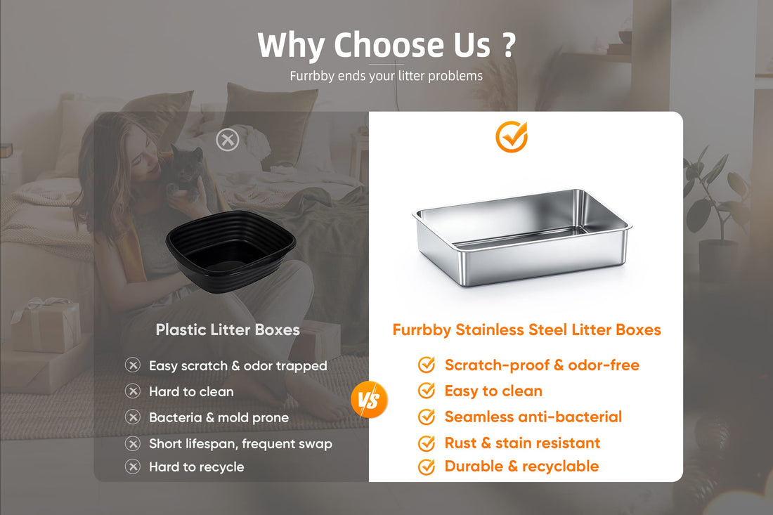 The fully enclosed structure locks urine and spray litter inside ...